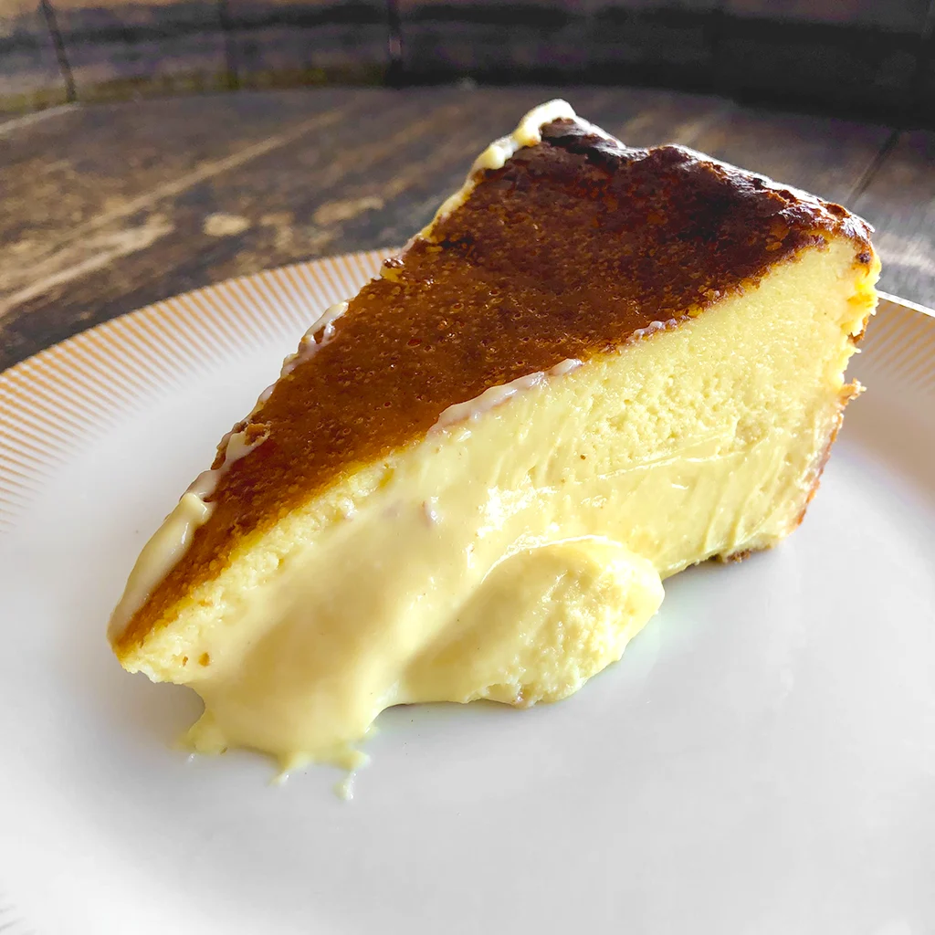 porcion tarta queso cremosa la tia cristina unica cata